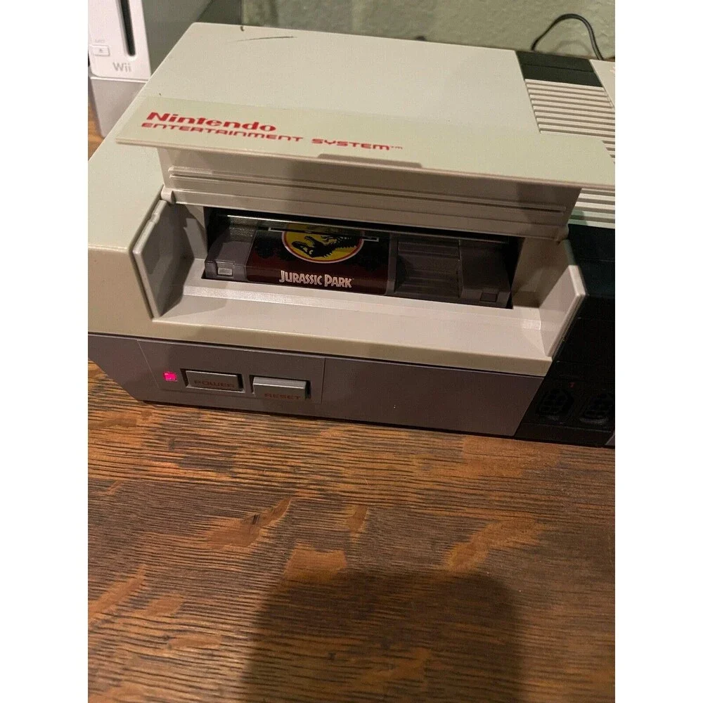 Nintendo Entertainment System (NES) Console With Wires - Tested